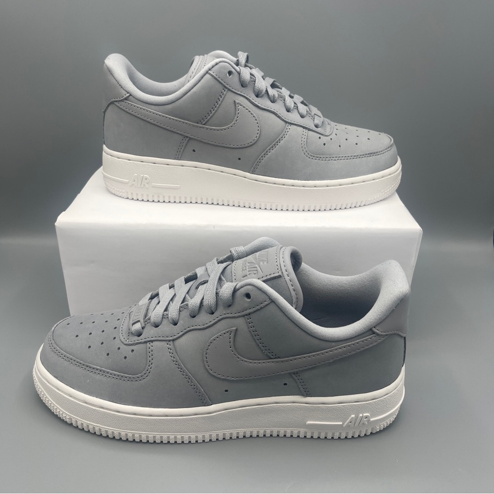 Nike Wmns Air Force 1 Premium AF1 PRM MF Wolf Grey White/ Size 7.5